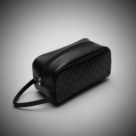 AKDC Elegant Black Artificial Leather Handbag Pouch 22×13 cm Refined Look with Extra Storage Capacity - Al Kabayel Discount CentreAKDC Elegant Black Artificial Leather Handbag Pouch 22×13 cm Refined Look with Extra Storage CapacityPouchesAKDCAl Kabayel Discount Centre