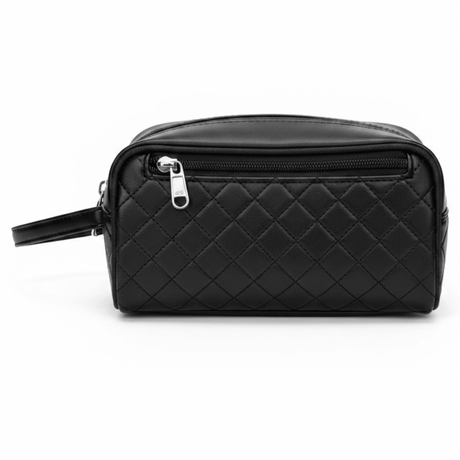AKDC Elegant Black Artificial Leather Handbag Pouch 22×13 cm Refined Look with Extra Storage Capacity - Al Kabayel Discount CentreAKDC Elegant Black Artificial Leather Handbag Pouch 22×13 cm Refined Look with Extra Storage CapacityPouchesAKDCAl Kabayel Discount Centre