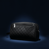 AKDC Elegant Black Artificial Leather Handbag Pouch 22×13 cm Refined Look with Extra Storage Capacity - Al Kabayel Discount CentreAKDC Elegant Black Artificial Leather Handbag Pouch 22×13 cm Refined Look with Extra Storage CapacityPouchesAKDCAl Kabayel Discount Centre