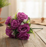 AKDC Elegant Blossom Soft Artificial Pink Rose Branch – High - Quality Silk Finish with Long Plastic Stem – 44 cm Home & Event Décor - Al Kabayel Discount CentreAKDC Elegant Blossom Soft Artificial Pink Rose Branch – High - Quality Silk Finish with Long Plastic Stem – 44 cm Home & Event DécorArtificial FloraAKDCAl Kabayel Discount Centre