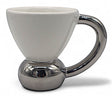 AKDC Elegant Ceramic Mug in White with Silver Accent – 200ml Classic Design - Al Kabayel Discount CentreAKDC Elegant Ceramic Mug in White with Silver Accent – 200ml Classic DesignMugsAKDCAl Kabayel Discount Centre