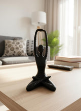 AKDC Elegant Ceramic Yoga Girl Figurine – Black Peaceful Pose Decorative Home Sculpture 21 cm - Al Kabayel Discount CentreAKDC Elegant Ceramic Yoga Girl Figurine – Black Peaceful Pose Decorative Home Sculpture 21 cmHome Décor AccentsAKDCAl Kabayel Discount Centre