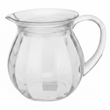 AKDC Elegant Clear Acrylic Pumpkin Jug Large Capacity Beverage Pitcher for Water Juice and Cold Drinks 18 × 14.5 cm - Al Kabayel Discount CentreAKDC Elegant Clear Acrylic Pumpkin Jug Large Capacity Beverage Pitcher for Water Juice and Cold Drinks 18 × 14.5 cmJugsAKDCAl Kabayel Discount Centre