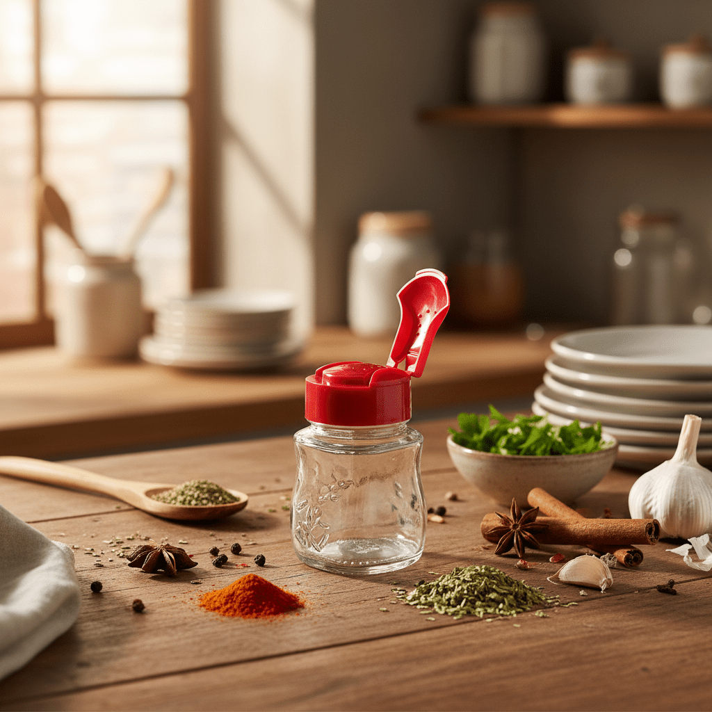 AKDC Elegant Clear Glass Salt & Pepper Shaker with Red Plastic Lid for Kitchen & Dining – 8cm - Al Kabayel Discount CentreAKDC Elegant Clear Glass Salt & Pepper Shaker with Red Plastic Lid for Kitchen & Dining – 8cmKitchen Utensils & GadgetsAKDCAl Kabayel Discount Centre