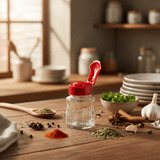 AKDC Elegant Clear Glass Salt & Pepper Shaker with Red Plastic Lid for Kitchen & Dining – 8cm - Al Kabayel Discount CentreAKDC Elegant Clear Glass Salt & Pepper Shaker with Red Plastic Lid for Kitchen & Dining – 8cmKitchen Utensils & GadgetsAKDCAl Kabayel Discount Centre