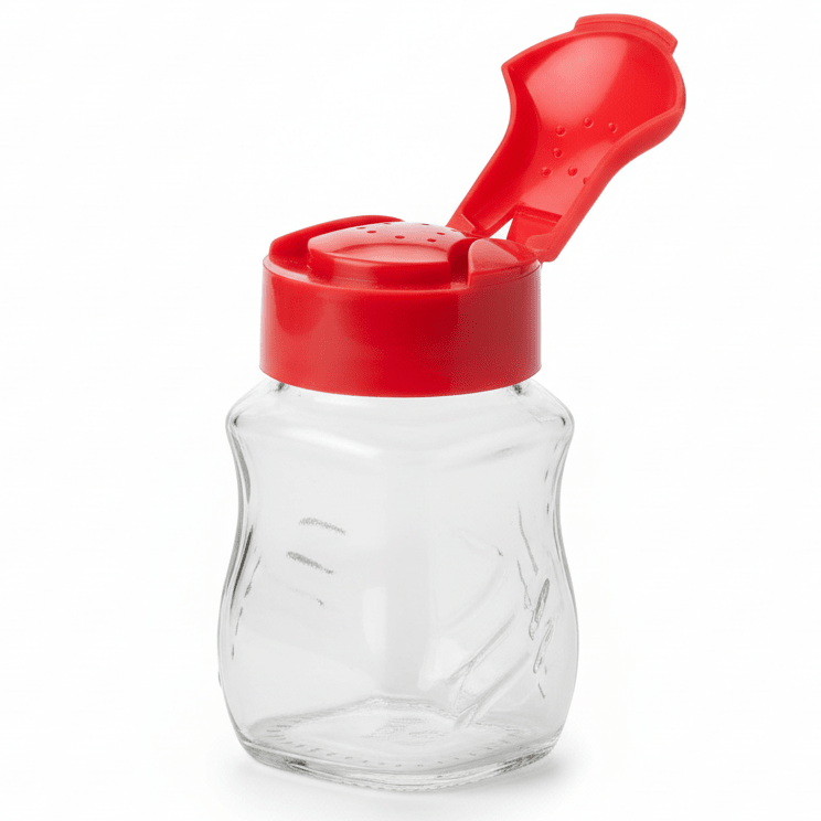 AKDC Elegant Clear Glass Salt & Pepper Shaker with Red Plastic Lid for Kitchen & Dining – 8cm - Al Kabayel Discount CentreAKDC Elegant Clear Glass Salt & Pepper Shaker with Red Plastic Lid for Kitchen & Dining – 8cmKitchen Utensils & GadgetsAKDCAl Kabayel Discount Centre