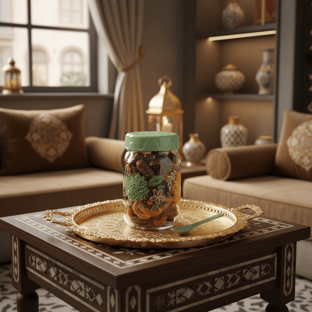 AKDC Elegant Clear Glass Storage Jar with Airtight Green Plastic Spoon & Lid for Kitchen Storage – 370 ml Capacity - Al Kabayel Discount CentreAKDC Elegant Clear Glass Storage Jar with Airtight Green Plastic Spoon & Lid for Kitchen Storage – 370 ml CapacityJars & Food SaversAKDCAl Kabayel Discount Centre