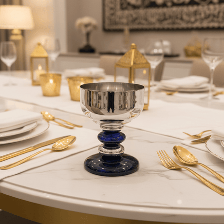 AKDC Elegant Footed Metal Candy Bowl – Decorative Raised Dessert Serving Dish for Chocolates Nuts & Dates – 15x11 cm - Al Kabayel Discount CentreAKDC Elegant Footed Metal Candy Bowl – Decorative Raised Dessert Serving Dish for Chocolates Nuts & Dates – 15x11 cmBowlsAKDCAl Kabayel Discount Centre