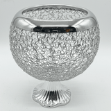 AKDC Elegant Footed Silver Candy Bowl for Luxury Table Serving and Dessert Display – 25x20cm - Al Kabayel Discount CentreAKDC Elegant Footed Silver Candy Bowl for Luxury Table Serving and Dessert Display – 25x20cmServing TraysAKDCAl Kabayel Discount Centre