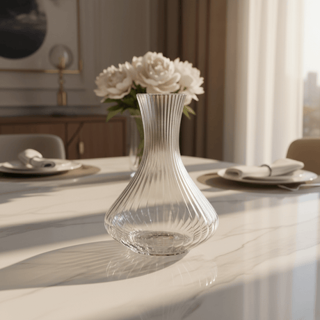 AKDC Elegant Glass Decanter – Premium Serving Bottle for Water Juice & Beverages – Stylish Table Presentation – 1.7 L - Al Kabayel Discount CentreAKDC Elegant Glass Decanter – Premium Serving Bottle for Water Juice & Beverages – Stylish Table Presentation – 1.7 LJugsAKDCAl Kabayel Discount Centre