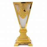 AKDC Elegant Gold Metal and Glass Incense Burner Deluxe Decorative Burner 36cm - Al Kabayel Discount CentreAKDC Elegant Gold Metal and Glass Incense Burner Deluxe Decorative Burner 36cmIncense BurnerAKDCAl Kabayel Discount Centre