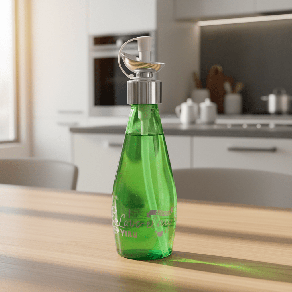 AKDC Elegant Green Glass Oil Bottle with Pour Spout – Stylish Kitchen Oil & Vinegar Dispenser, 250ml - Al Kabayel Discount CentreAKDC Elegant Green Glass Oil Bottle with Pour Spout – Stylish Kitchen Oil & Vinegar Dispenser, 250mlKitchen Utensils & GadgetsAKDCAl Kabayel Discount Centre