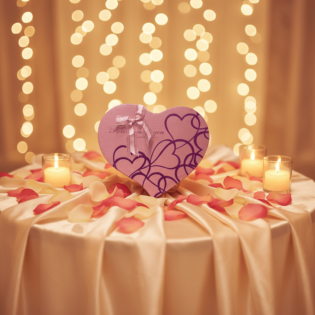 AKDC Elegant Light Pink Heart Cardboard Gift Box with Premium Unique Design for Wedding Gifts, Baby Showers & Romantic Hampers – 23.5×18×10 cm - Al Kabayel Discount CentreAKDC Elegant Light Pink Heart Cardboard Gift Box with Premium Unique Design for Wedding Gifts, Baby Showers & Romantic Hampers – 23.5×18×10 cmPacking & Wrapping SuppliesAKDCAl Kabayel Discount Centre