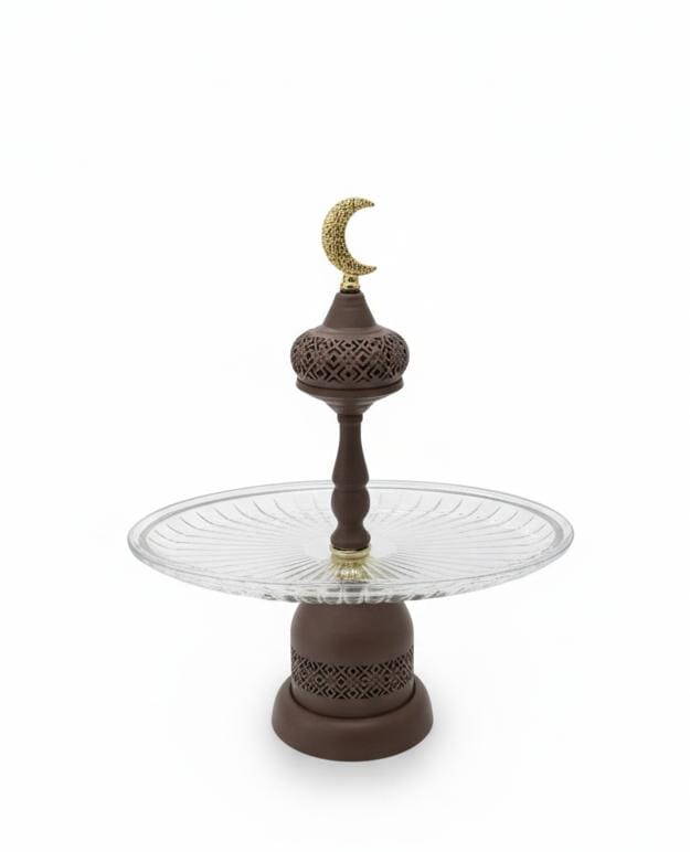 AKDC Elegant Metal Serving Tray Brown 30×20×38 cm – Ramadan Special Edition - Al Kabayel Discount CentreAKDC Elegant Metal Serving Tray Brown 30×20×38 cm – Ramadan Special EditionServing TraysAKDCAl Kabayel Discount Centre