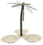 AKDC Elegant Palm Metal 3 - Section Candy Plate, Ivory/Green - Al Kabayel Discount CentreAKDC Elegant Palm Metal 3 - Section Candy Plate, Ivory/GreenBowlsAKDCAl Kabayel Discount Centre