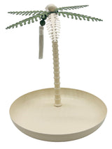 AKDC Elegant Palm Metal Fruit Plate 24.5cm*29cm, Ivory/Green - Al Kabayel Discount CentreAKDC Elegant Palm Metal Fruit Plate 24.5cm*29cm, Ivory/GreenPlatesAKDCAl Kabayel Discount Centre