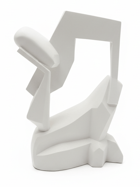 AKDC Elegant Polyresin Unique Abstract Décor – Premium Modern Statement Showpiece for Home Interiors, White, 26 cm - Al Kabayel Discount CentreAKDC Elegant Polyresin Unique Abstract Décor – Premium Modern Statement Showpiece for Home Interiors, White, 26 cmHome Décor AccentsAKDCAl Kabayel Discount Centre