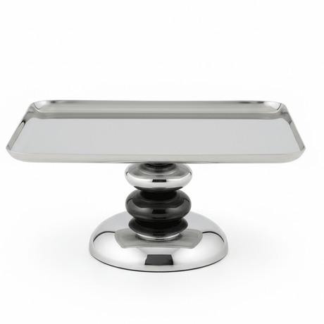 AKDC Elegant Rectangular Footed Candy Tray – Decorative Raised Metal Serving Tray for Desserts & Centerpiece Display – 20x16 cm - Al Kabayel Discount CentreAKDC Elegant Rectangular Footed Candy Tray – Decorative Raised Metal Serving Tray for Desserts & Centerpiece Display – 20x16 cmServing TraysAKDCAl Kabayel Discount Centre