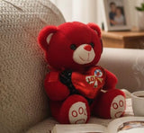AKDC Elegant Red Teddy Bear (30 cm) with Love Message - Al Kabayel Discount CentreAKDC Elegant Red Teddy Bear (30 cm) with Love MessageToysAKDCAl Kabayel Discount Centre
