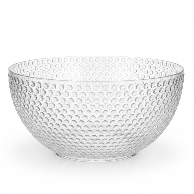 AKDC Elegant Round Clear Acrylic Fruit Bowl for Kitchen Counter, Dining Table and Decorative Display – Premium Finish 25 cm - Al Kabayel Discount CentreAKDC Elegant Round Clear Acrylic Fruit Bowl for Kitchen Counter, Dining Table and Decorative Display – Premium Finish 25 cmBowlsAKDCAl Kabayel Discount Centre