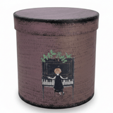 AKDC Elegant Round Dusty Mauve Cardboard Gift Box with Piano Girl Artwork Lid for Jewelry, Keepsakes & Decorative Gift Packaging – 17×17 cm - Al Kabayel Discount CentreAKDC Elegant Round Dusty Mauve Cardboard Gift Box with Piano Girl Artwork Lid for Jewelry, Keepsakes & Decorative Gift Packaging – 17×17 cmPacking & Wrapping SuppliesAKDCAl Kabayel Discount Centre