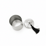 AKDC Elegant Silver Metal Dates Serving Pot with Lid for Ramadan, Hospitality, and Table Presentation (15 × 11 cm) - Al Kabayel Discount CentreAKDC Elegant Silver Metal Dates Serving Pot with Lid for Ramadan, Hospitality, and Table Presentation (15 × 11 cm)Jars & Food SaversAKDCAl Kabayel Discount Centre