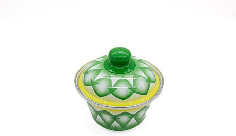AKDC Enamel Bowl W/Lid 14Cm Green - Al Kabayel Discount CentreAKDC Enamel Bowl W/Lid 14Cm GreenBowlsAKDCAl Kabayel Discount Centre