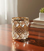 AKDC Exclusive Metal Cosmetic Holder in Shiny Gold Finish with Sparkling Diamond Crystal Detailing for Elegant Makeup Storage - Al Kabayel Discount CentreAKDC Exclusive Metal Cosmetic Holder in Shiny Gold Finish with Sparkling Diamond Crystal Detailing for Elegant Makeup StorageHome Décor AccentsAKDCAl Kabayel Discount Centre