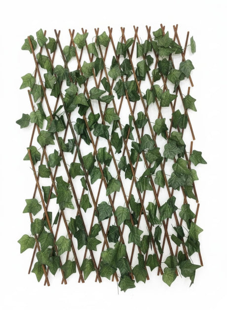 AKDC Expandable Wooden Trellis with Flexible Ivy Leaf Design – Plastic & Wood – 120×20 cm (Unexpanded) Decorative Panel - Al Kabayel Discount CentreAKDC Expandable Wooden Trellis with Flexible Ivy Leaf Design – Plastic & Wood – 120×20 cm (Unexpanded) Decorative PanelArtificial FloraAKDCAl Kabayel Discount Centre
