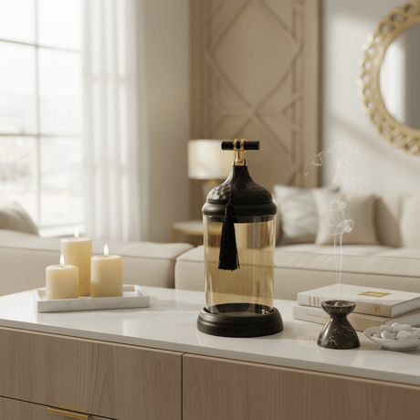 AKDC Extra - Large Glass Storage Jar with Heavy Black Metal Lid – Modern Decorative Countertop Canister for Bulk Dry Food Storage, Stylish Kitchen Accessory, Size 28 × 13 cm - Al Kabayel Discount CentreAKDC Extra - Large Glass Storage Jar with Heavy Black Metal Lid – Modern Decorative Countertop Canister for Bulk Dry Food Storage, Stylish Kitchen Accessory, Size 28 × 13 cmJars & Food SaversAKDCAl Kabayel Discount Centre