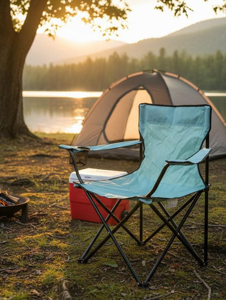 AKDC Foldable Camping Chair Small Size | Lightweight Portable Outdoor Chair | Compact Folding Design for Camping, Beach, and Garden Use – Assorted Colors - Al Kabayel Discount CentreAKDC Foldable Camping Chair Small Size | Lightweight Portable Outdoor Chair | Compact Folding Design for Camping, Beach, and Garden Use – Assorted ColorsCamping ChairsAKDCAl Kabayel Discount Centre