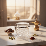 AKDC Footed Diamond Cut Acrylic Storage Canister Airtight for Stylish Kitchen Display 10 × 8 cm - Al Kabayel Discount CentreAKDC Footed Diamond Cut Acrylic Storage Canister Airtight for Stylish Kitchen Display 10 × 8 cmJars & Food SaversAKDCAl Kabayel Discount Centre