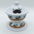 AKDC Footed Melamine Serving Bowl with Lid – Palm Tree Design, Durable Food - Grade Material for Kitchen & Dining (16 × 12 cm) - Al Kabayel Discount CentreAKDC Footed Melamine Serving Bowl with Lid – Palm Tree Design, Durable Food - Grade Material for Kitchen & Dining (16 × 12 cm)BowlsAKDCAl Kabayel Discount Centre