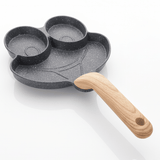 AKDC Frog Face 3 - in - 1 Non - Stick Pan with Wooden Handle – Gray, 21 cm - Al Kabayel Discount CentreAKDC Frog Face 3 - in - 1 Non - Stick Pan with Wooden Handle – Gray, 21 cmFrying Pan & Grill PanAKDCAl Kabayel Discount Centre