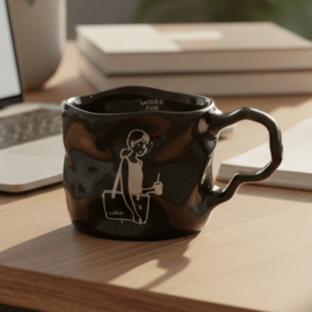 AKDC Fun Theme Ceramic Mug 400 ml – Black Color Mug with Work on Friday Printed Design for Office and Casual Gifting - Al Kabayel Discount CentreAKDC Fun Theme Ceramic Mug 400 ml – Black Color Mug with Work on Friday Printed Design for Office and Casual GiftingMugsAKDCAl Kabayel Discount Centre