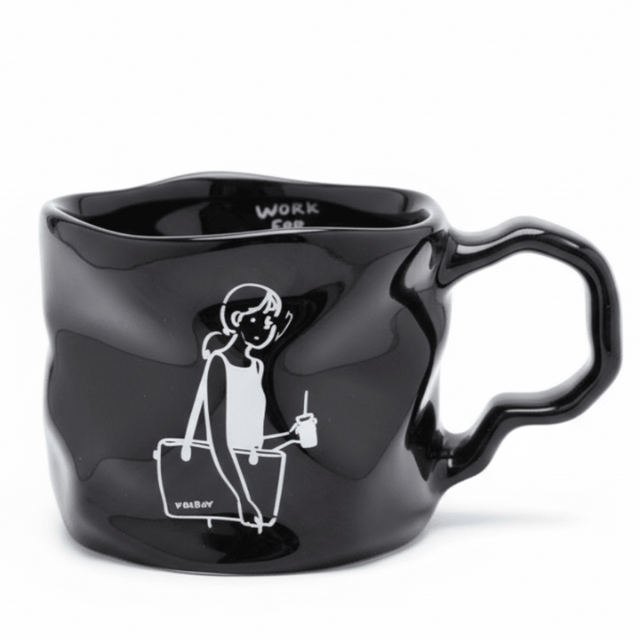 AKDC Fun Theme Ceramic Mug 400 ml – Black Color Mug with Work on Friday Printed Design for Office and Casual Gifting - Al Kabayel Discount CentreAKDC Fun Theme Ceramic Mug 400 ml – Black Color Mug with Work on Friday Printed Design for Office and Casual GiftingMugsAKDCAl Kabayel Discount Centre