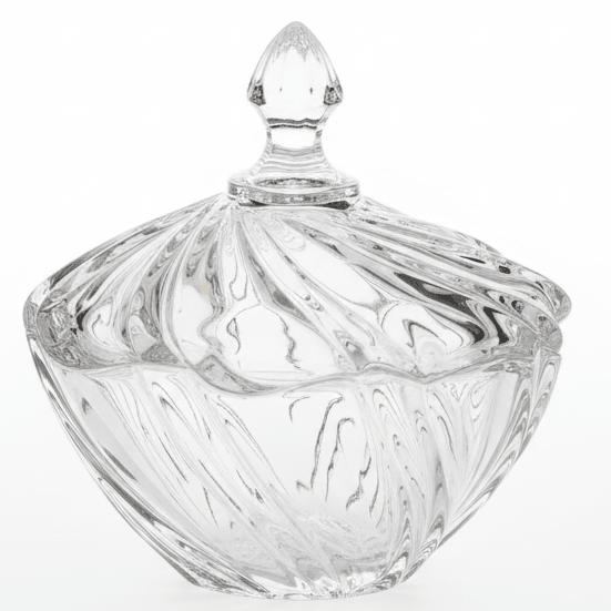 AKDC Glass Candy Bowl – Spacious Raised Serving Bowl for Candy, Treats & Snacks 20×12 cm - Al Kabayel Discount CentreAKDC Glass Candy Bowl – Spacious Raised Serving Bowl for Candy, Treats & Snacks 20×12 cmBowlsAKDCAl Kabayel Discount Centre