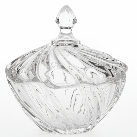 AKDC Glass Candy Bowl – Spacious Raised Serving Bowl for Candy, Treats & Snacks 20×12 cm - Al Kabayel Discount CentreAKDC Glass Candy Bowl – Spacious Raised Serving Bowl for Candy, Treats & Snacks 20×12 cmBowlsAKDCAl Kabayel Discount Centre