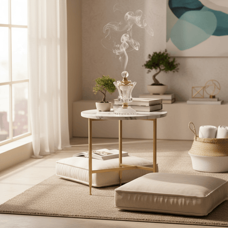 AKDC Glass Incense Burner with Golden Lid 10×19.5cm for Aromatherapy, Meditation, Relaxation, and Luxury Home Decoration - Al Kabayel Discount CentreAKDC Glass Incense Burner with Golden Lid 10×19.5cm for Aromatherapy, Meditation, Relaxation, and Luxury Home DecorationIncense BurnerAKDCAl Kabayel Discount Centre