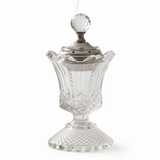 AKDC Glass Incense Burner with Silver Lid 10×19.5cm for Aromatherapy, Meditation, Relaxation, and Elegant Home Fragrance Décor - Al Kabayel Discount CentreAKDC Glass Incense Burner with Silver Lid 10×19.5cm for Aromatherapy, Meditation, Relaxation, and Elegant Home Fragrance DécorIncense BurnerAKDCAl Kabayel Discount Centre