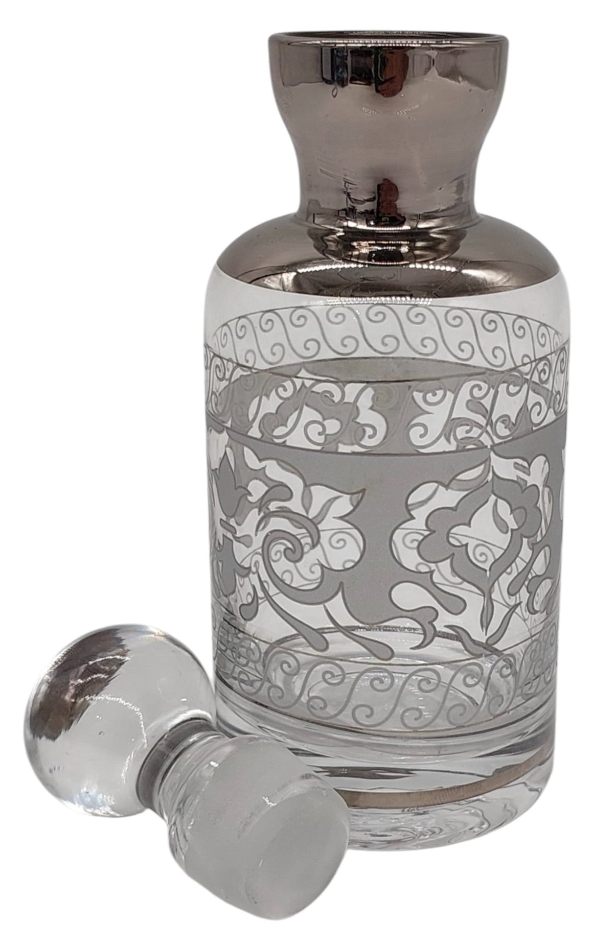 AKDC Glass perfume Bottle 150ml, Clear & Grey - Al Kabayel Discount CentreAKDC Glass perfume Bottle 150ml, Clear & GreyHome Décor AccentsAKDCAl Kabayel Discount Centre