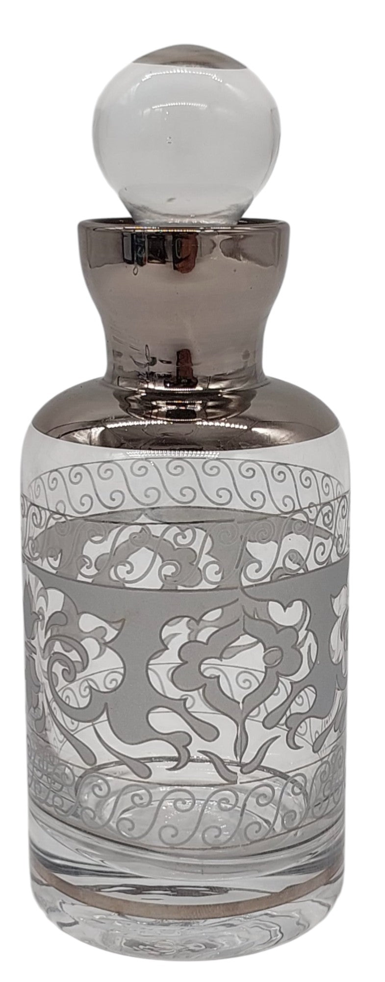 AKDC Glass perfume Bottle 150ml, Clear & Grey - Al Kabayel Discount CentreAKDC Glass perfume Bottle 150ml, Clear & GreyHome Décor AccentsAKDCAl Kabayel Discount Centre