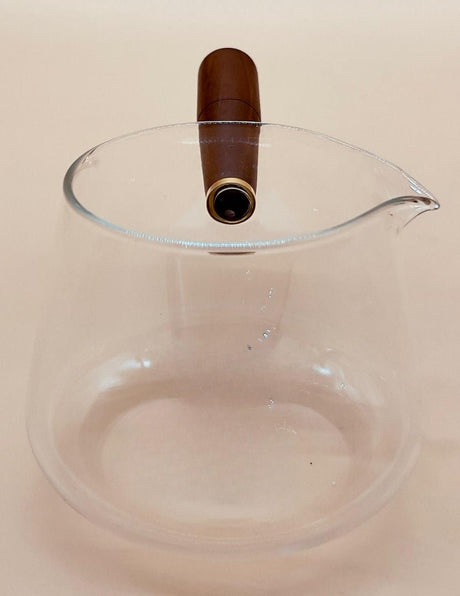 AKDC Glass Tea Server/Pitcher with Wooden Handle 400ml, Clear & Transparent - Al Kabayel Discount CentreAKDC Glass Tea Server/Pitcher with Wooden Handle 400ml, Clear & TransparentTea/Coffee PotsAKDCAl Kabayel Discount Centre