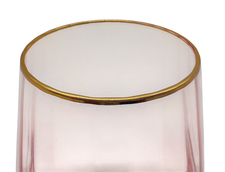 AKDC Glass Tumbler 290ml, Transparent Pink - Al Kabayel Discount CentreAKDC Glass Tumbler 290ml, Transparent PinkTumblerAKDCAl Kabayel Discount Centre
