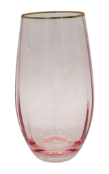 AKDC Glass Tumbler 400ml, Transparent Pink - Al Kabayel Discount CentreAKDC Glass Tumbler 400ml, Transparent PinkTumblerAKDCAl Kabayel Discount Centre