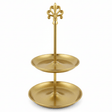 AKDC Gold 2 Tier Candy Display Stand Compact Dessert Stand for Home and Events 35 cm - Al Kabayel Discount CentreAKDC Gold 2 Tier Candy Display Stand Compact Dessert Stand for Home and Events 35 cmServing TraysAKDCAl Kabayel Discount Centre