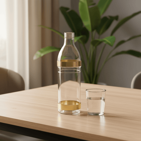 AKDC Gold Design Acrylic Water Bottle for Home, Office and Outdoor Use 1000 ml - Al Kabayel Discount CentreAKDC Gold Design Acrylic Water Bottle for Home, Office and Outdoor Use 1000 mlWater BottlesAKDCAl Kabayel Discount Centre