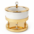 AKDC Gold Metal & Ceramic Candy Storage Box 20×17 cm Decorative Container for Sweets & Dry Fruits - Al Kabayel Discount CentreAKDC Gold Metal & Ceramic Candy Storage Box 20×17 cm Decorative Container for Sweets & Dry FruitsServing TraysAKDCAl Kabayel Discount Centre