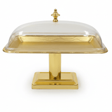 AKDC Gold Metal Footed Candy Tray with Clear Acrylic Lid for Premium Food Presentation – 18×15 cm - Al Kabayel Discount CentreAKDC Gold Metal Footed Candy Tray with Clear Acrylic Lid for Premium Food Presentation – 18×15 cmServing TraysAKDCAl Kabayel Discount Centre