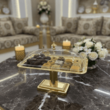 AKDC Gold Metal Footed Candy Tray with Clear Acrylic Lid for Premium Food Presentation – 18×15 cm - Al Kabayel Discount CentreAKDC Gold Metal Footed Candy Tray with Clear Acrylic Lid for Premium Food Presentation – 18×15 cmServing TraysAKDCAl Kabayel Discount Centre
